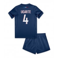 Dres Paris Saint-Germain Manuel Ugarte #4 Domáci pre deti 2024-25 Krátky Rukáv (+ trenírky)